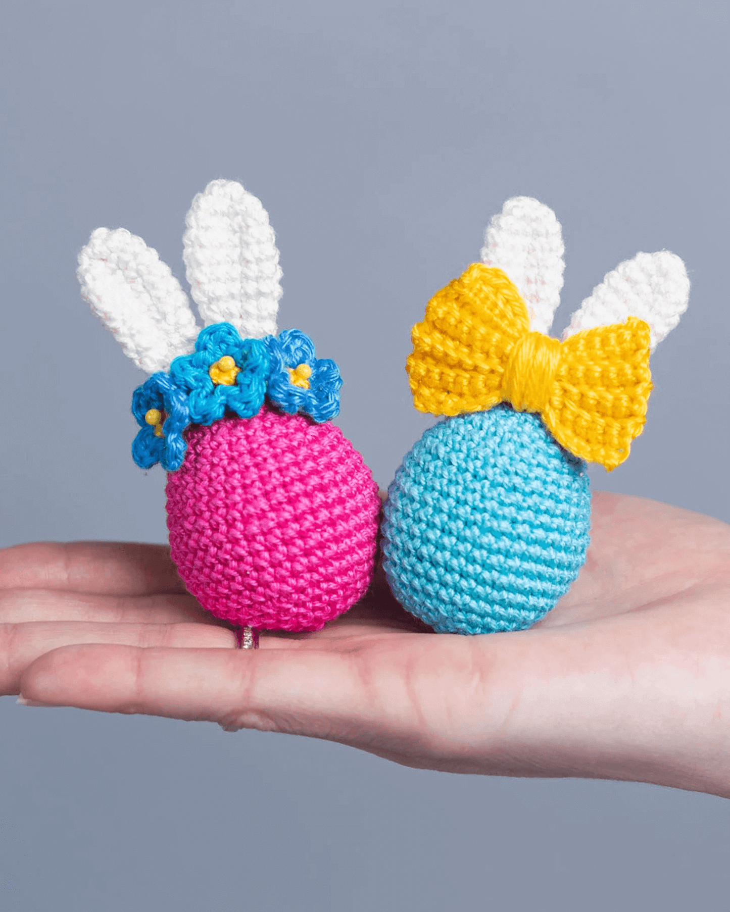 Easter Bunny & Egg Crochet Pattern – Amigurumi & Floral Decor