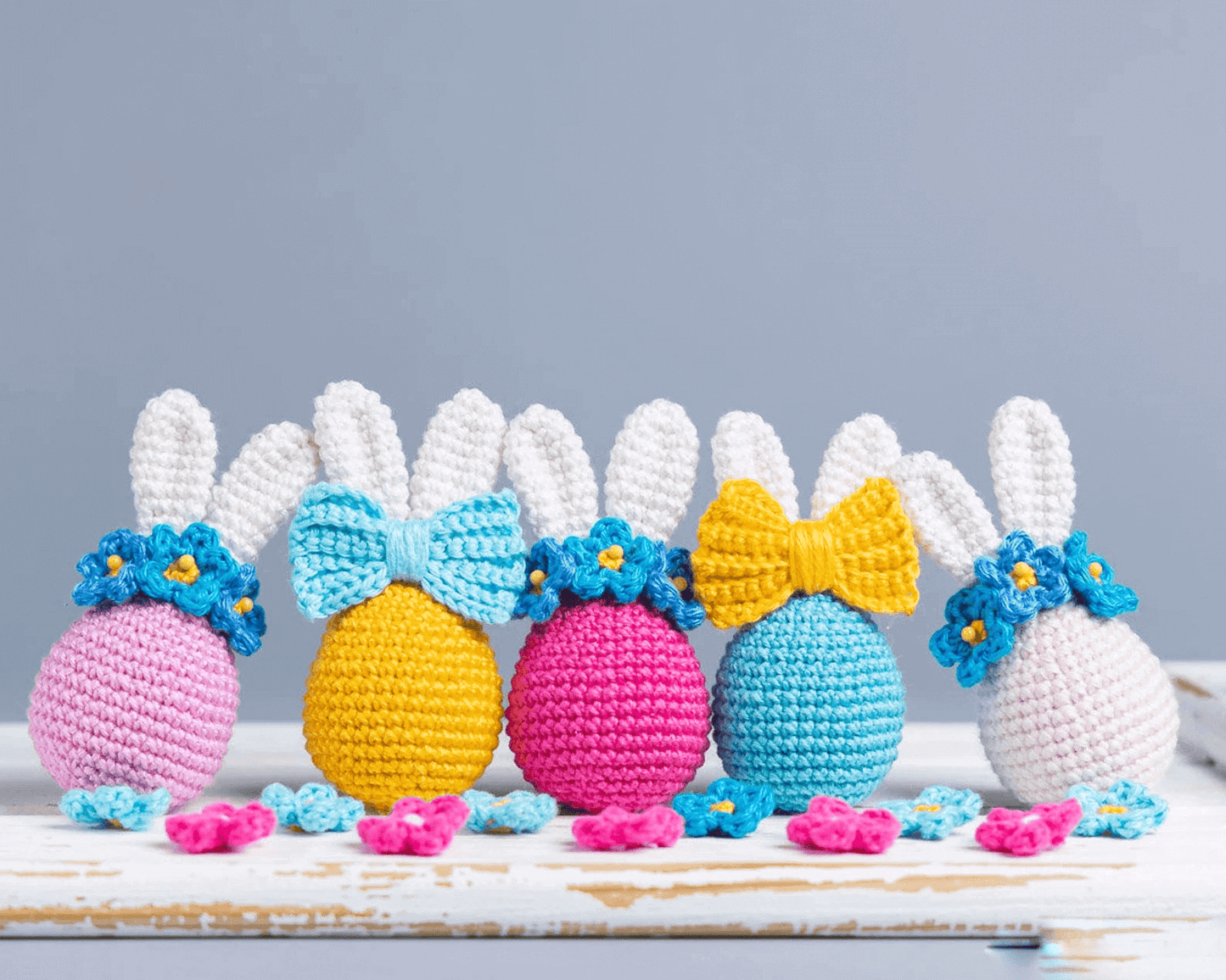 Easter Bunny & Egg Crochet Pattern – Amigurumi & Floral Decor