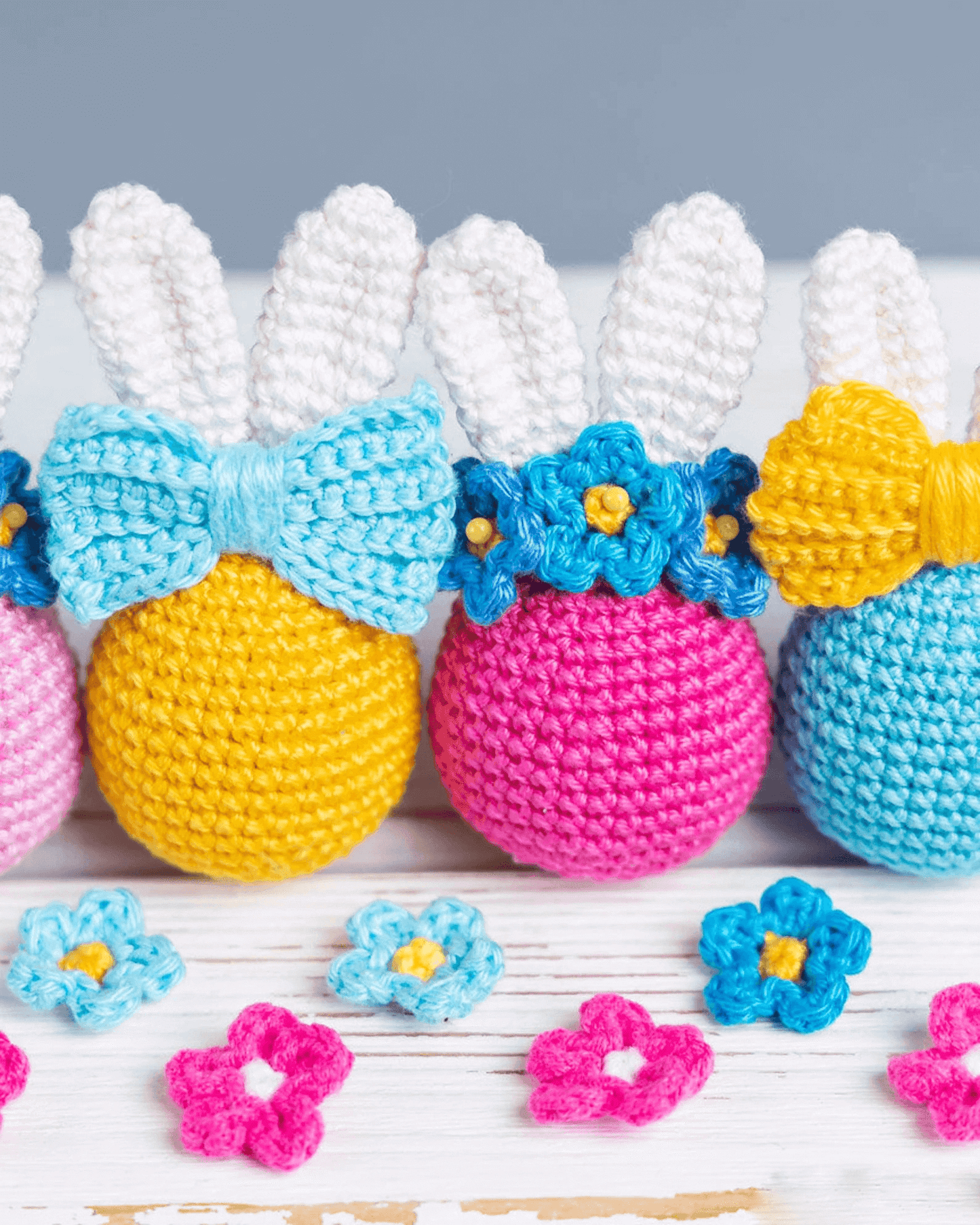 Easter Bunny & Egg Crochet Pattern – Amigurumi & Floral Decor