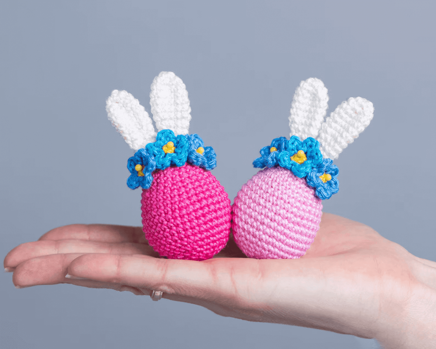 Easter Bunny & Egg Crochet Pattern – Amigurumi & Floral Decor