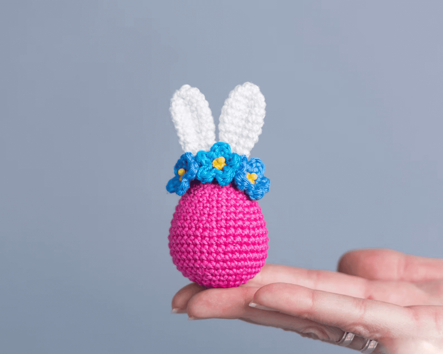 Easter Bunny & Egg Crochet Pattern – Amigurumi & Floral Decor