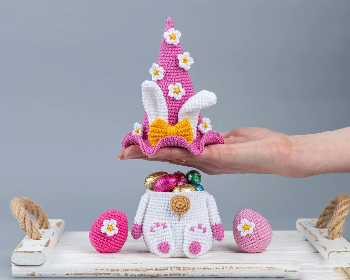 Easter Bunny & Chick Crochet Pattern Set